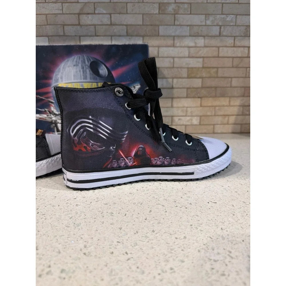 Skechers Star Wars Legacy Vulc Galactic Ruler High Top Shoes, Black/Red nib